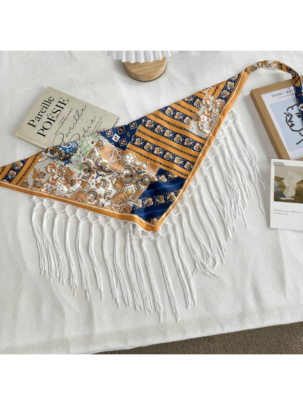 Funkyrel® Atzbranding Limited - Scarvii - Chic Fringed Fashion Triangle Bandana