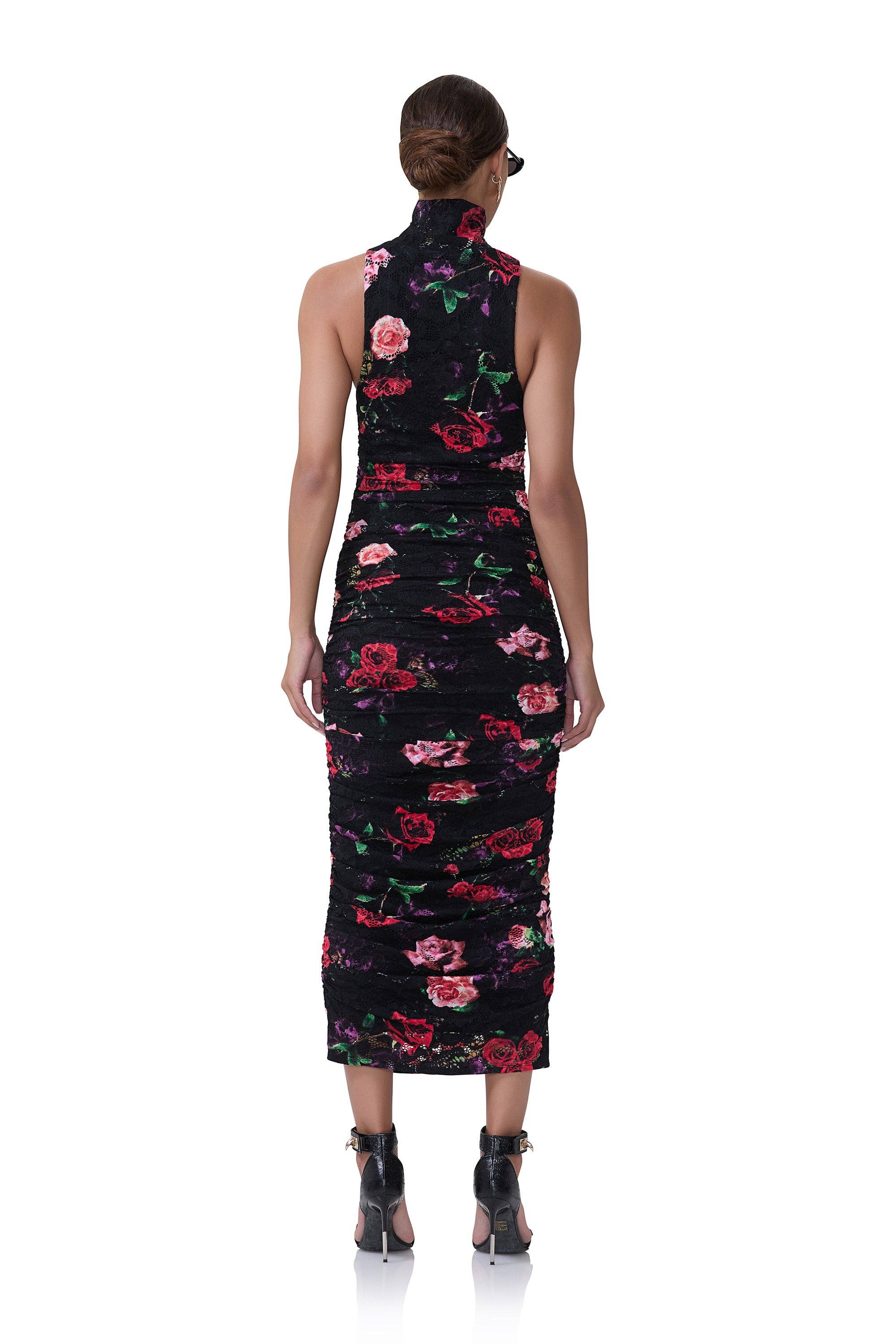 AFRM - Fiorella Crochet Lace Dress - Mixed Rose