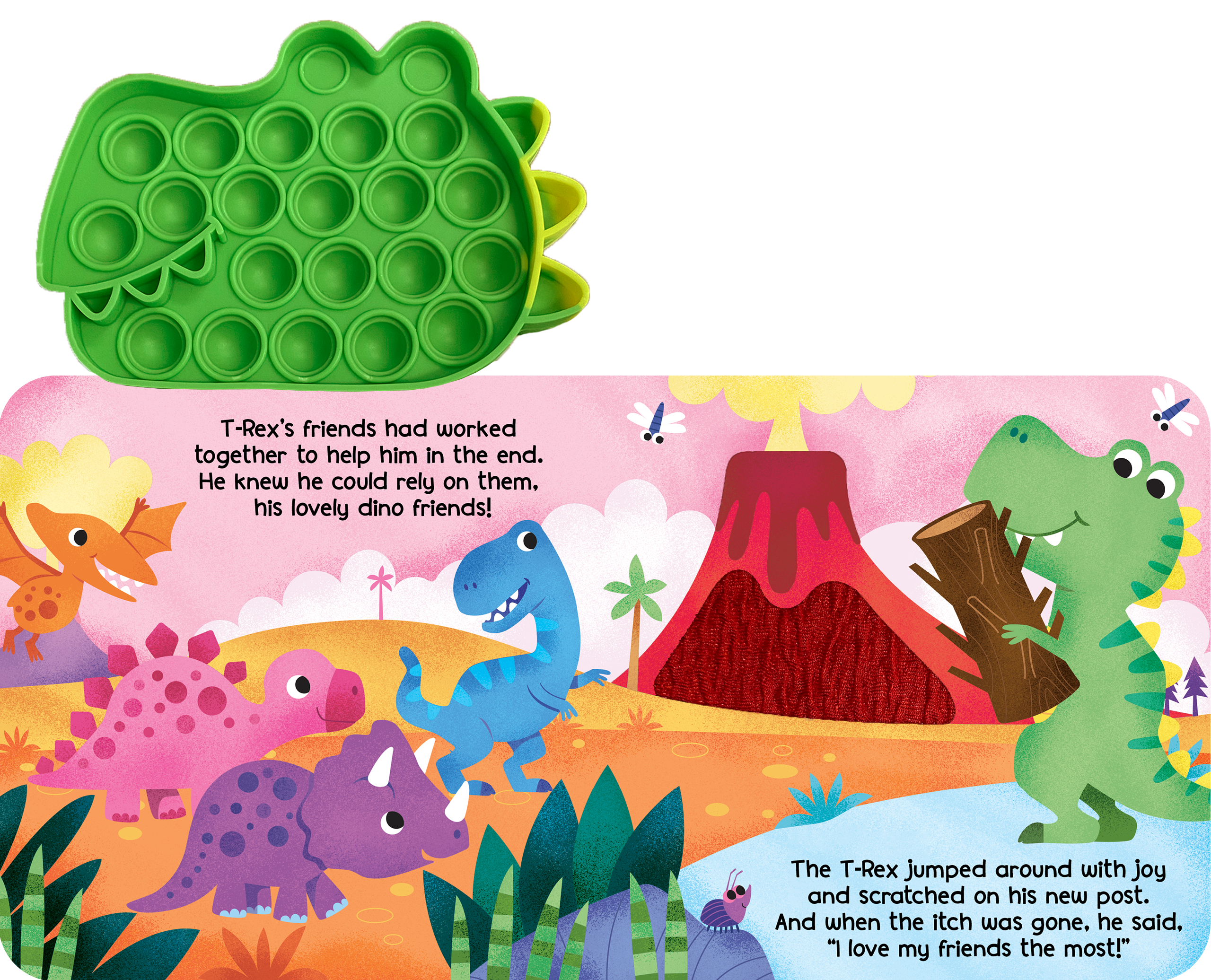 Little Hippo Books - Little T-Rex - Your Sensory Fidget Friend