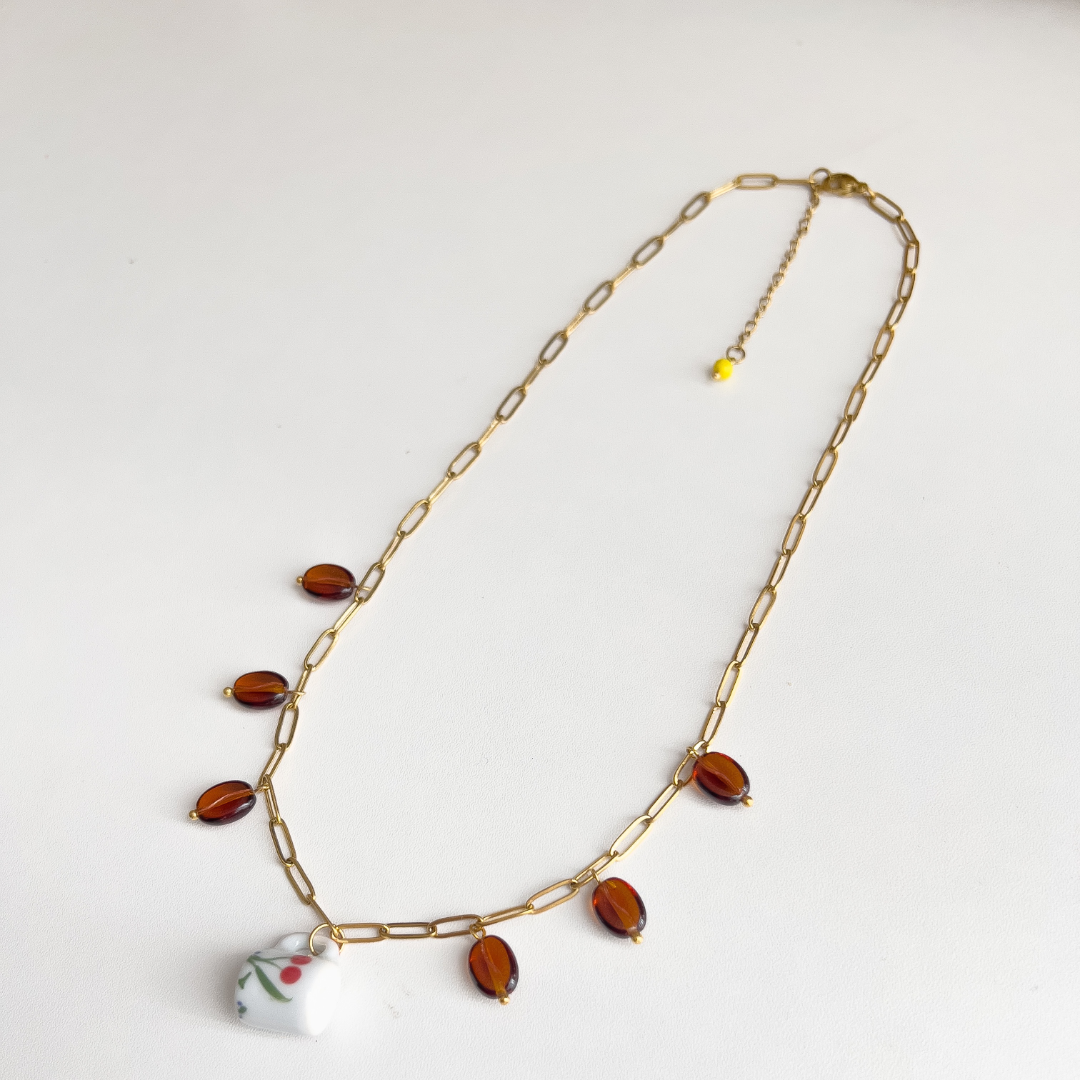 Yellow Dots Studio - Cherry Mug Necklace | Necklace