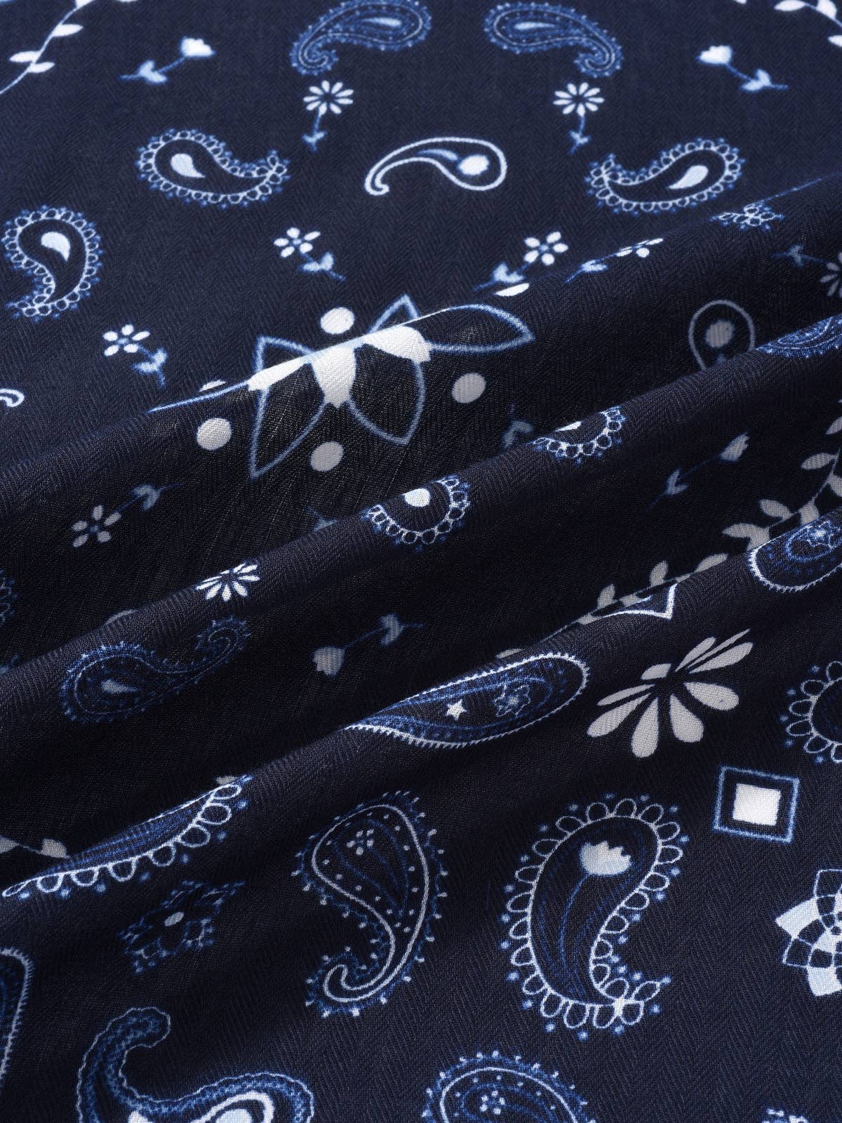 Funkyrel® Atzbranding Limited - Scarvii - Square Scarf with Paisley Print – Fresh & Vintage