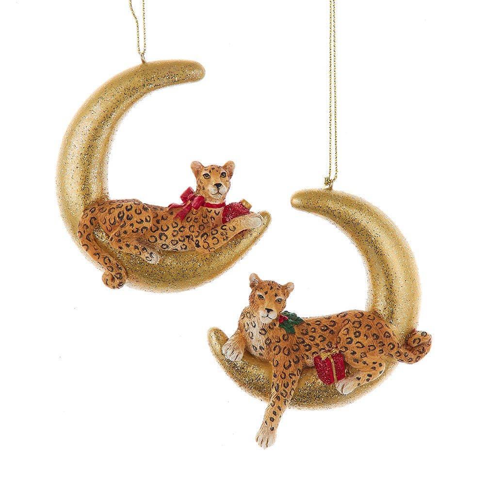 Kurt S. Adler, Inc. - Leopard On Moon Orns,