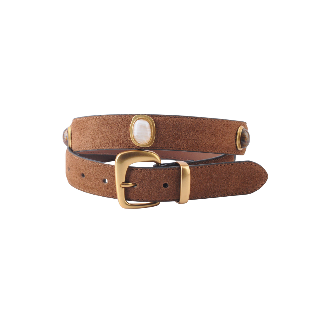 Most Wanted USA - Suede Gemstone Belt