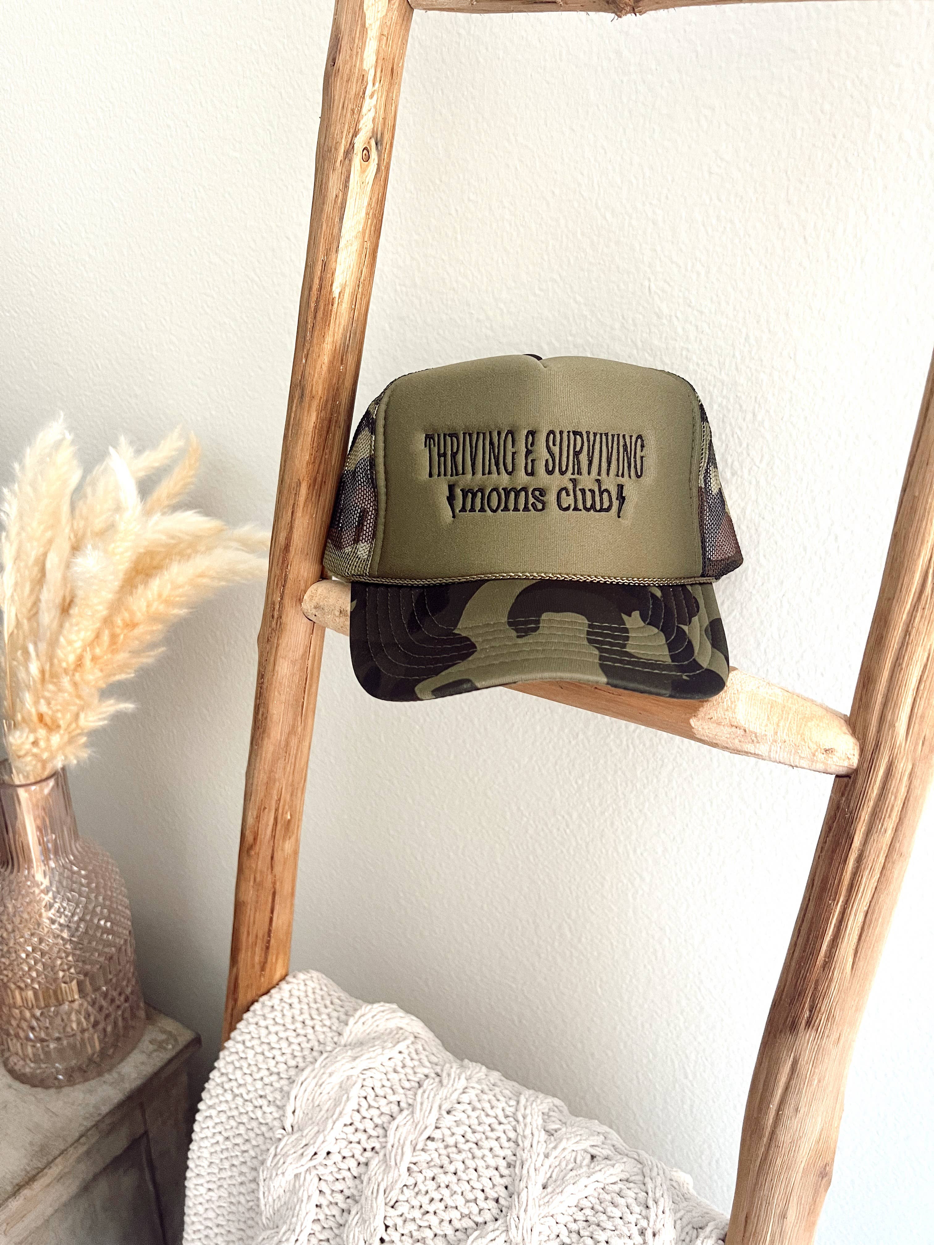 Ruby Moon - Thriving & Surviving Moms Club Trucker Hat | Gifts For Moms