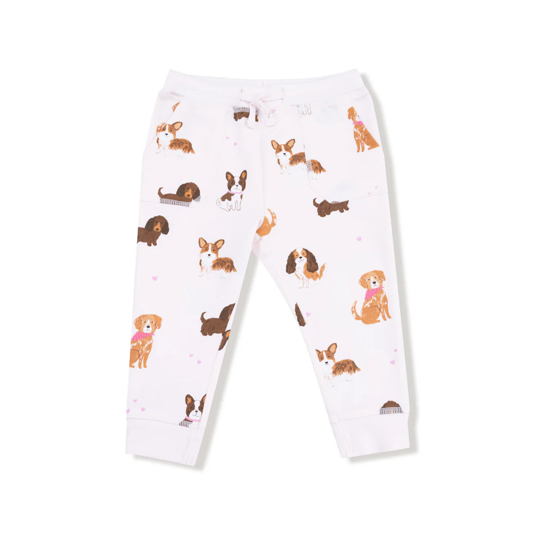 Best Friend Dogs - French Terry - Pink - Drop Sleeve Sweatshirt