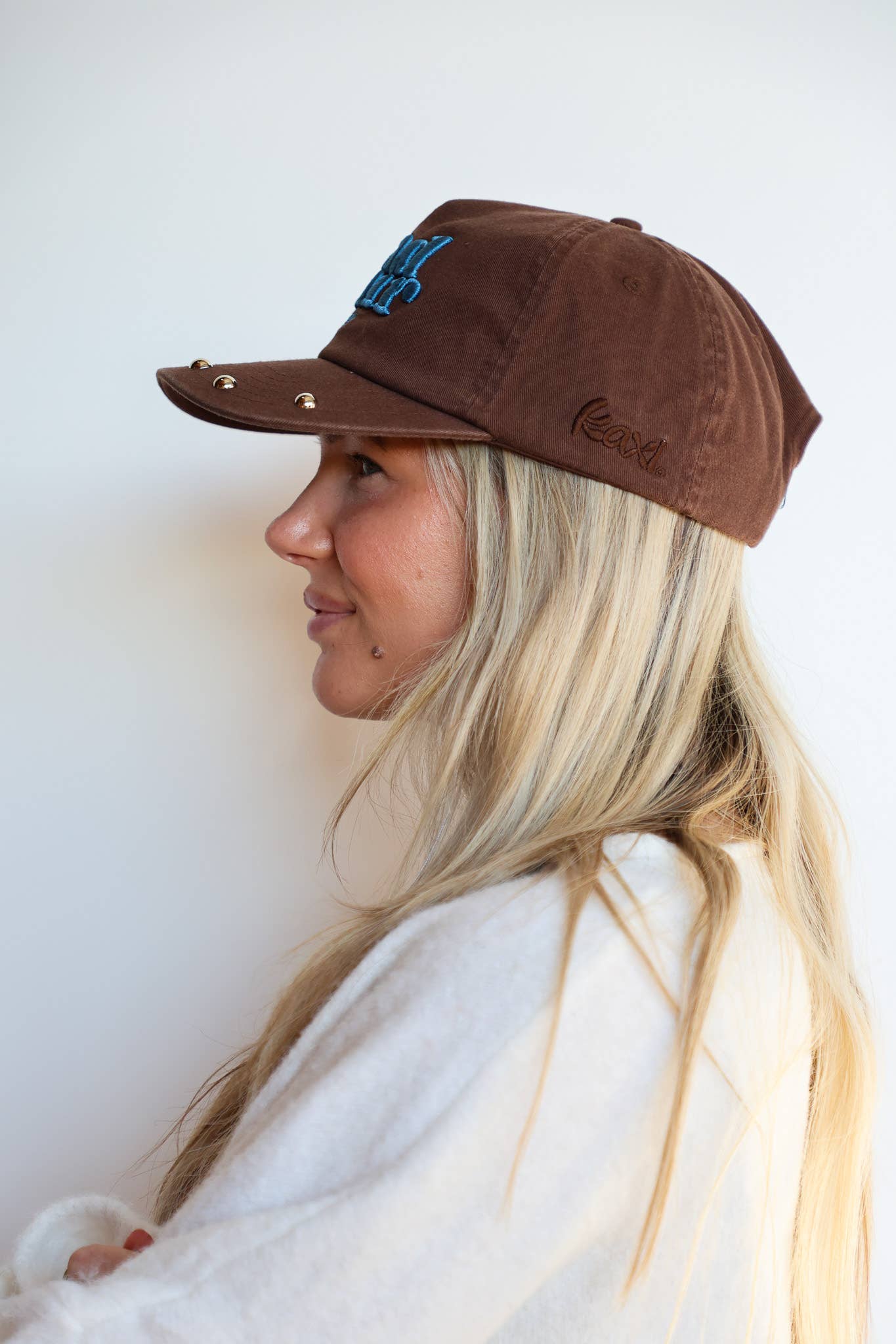 KAXI - BAD HAIR DAY STUDDED BASEBALL CAP
