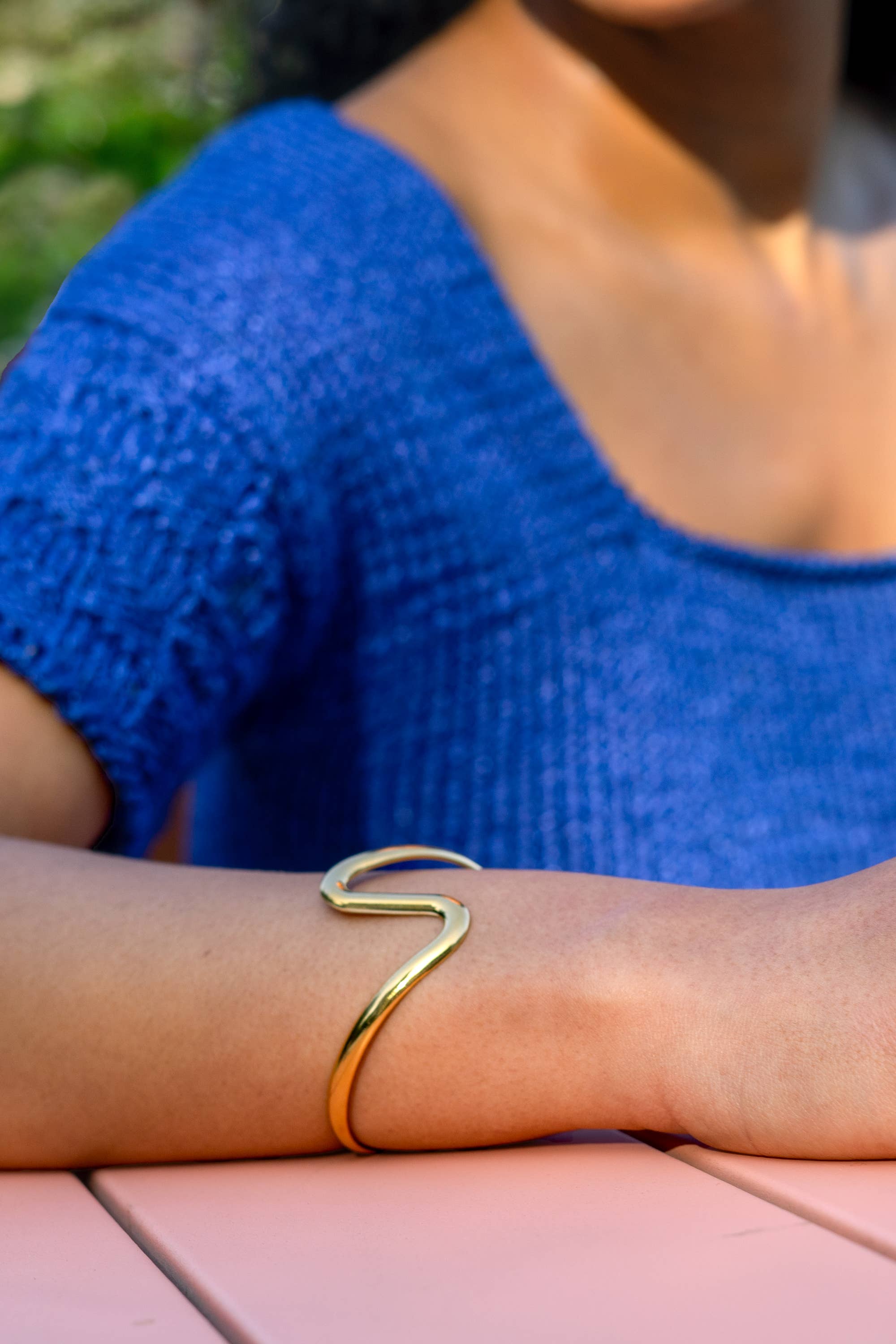 Peter and June - River Wild Cuff - 18K Gold Plated