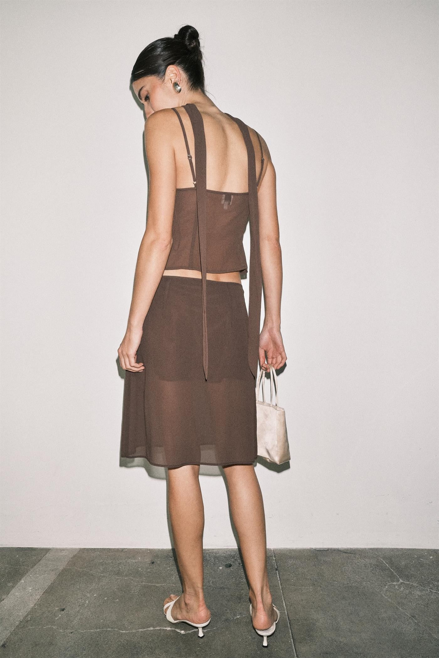 Mirabelle Sheer Midi Skirt Set