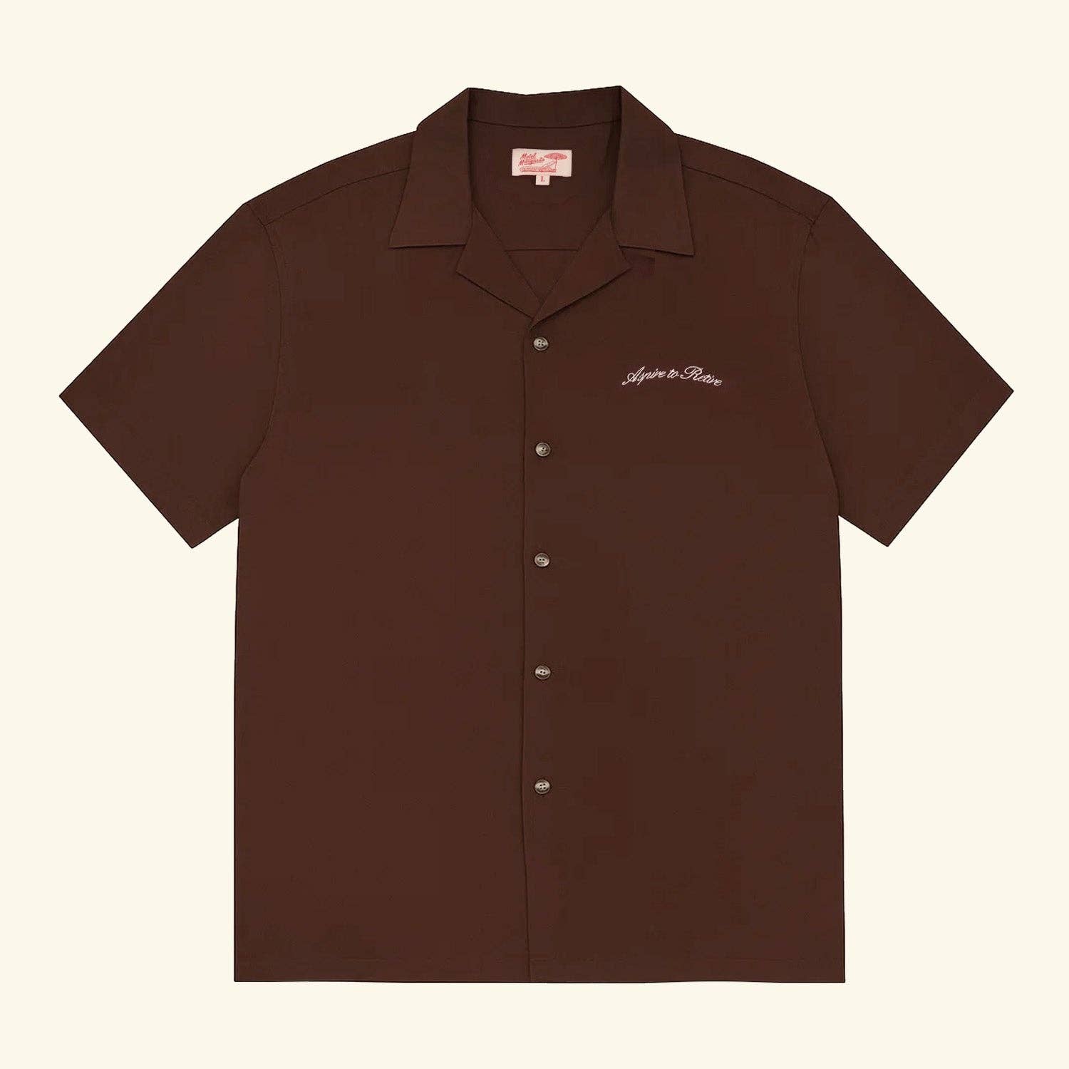 Motel Margarita - Mallorca Linen Button Up - Espresso