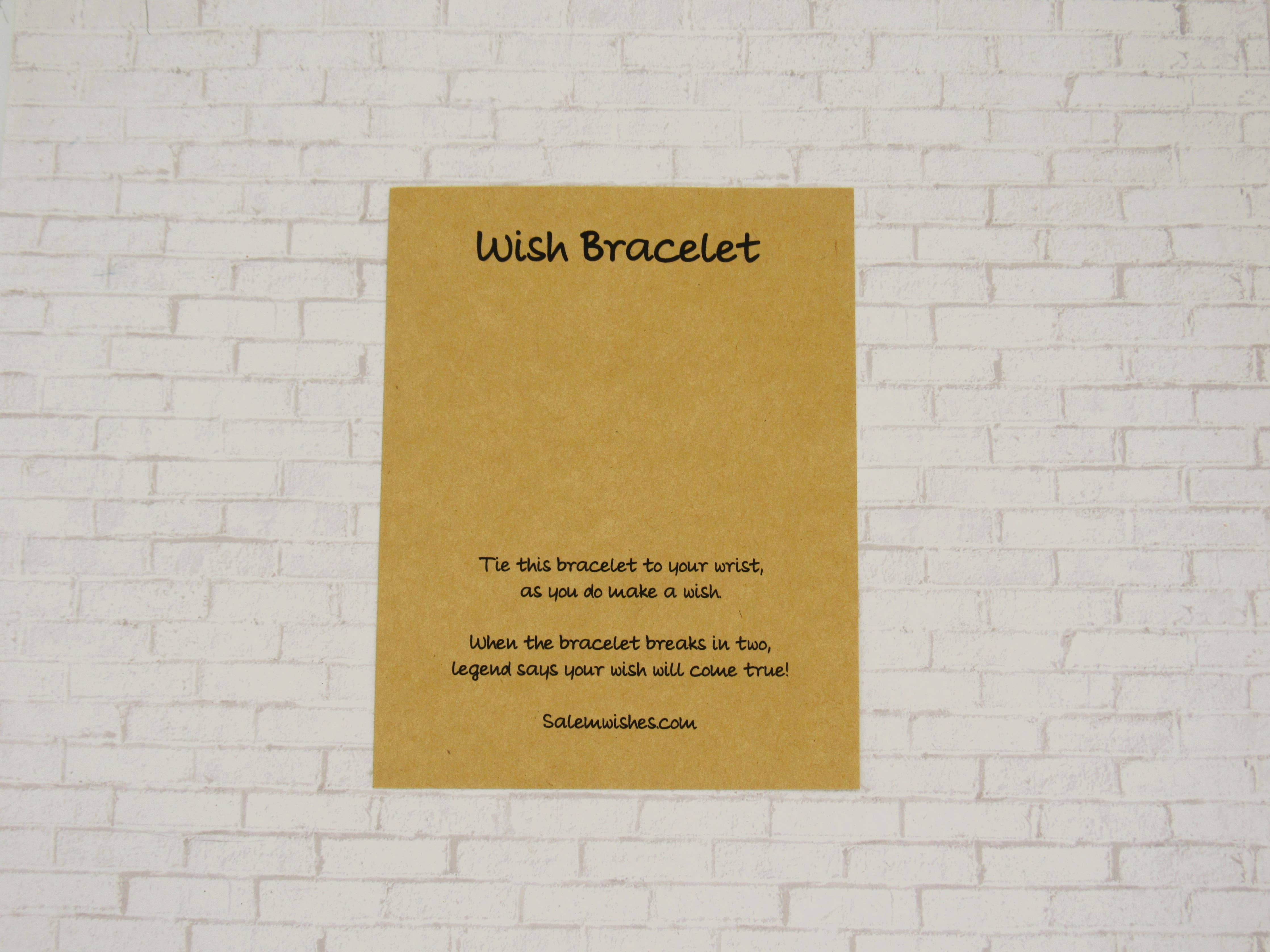 Salem Wishes - Make A Wish Heart Wish Bracelet