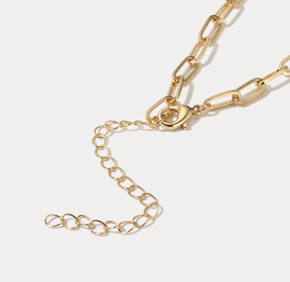 HoopLa - Celestial Coin and Charm Necklace Moon and Sun Charms