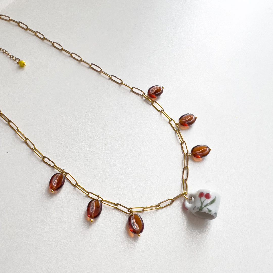 Yellow Dots Studio - Cherry Mug Necklace | Necklace