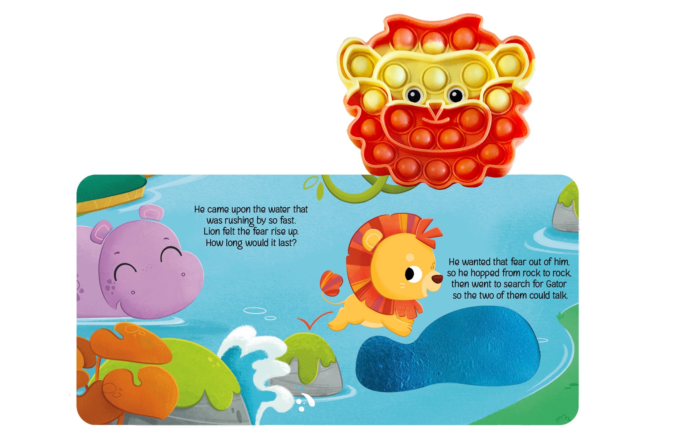 Little Hippo Books - Little Lion - Your Sensory Fidget Friend