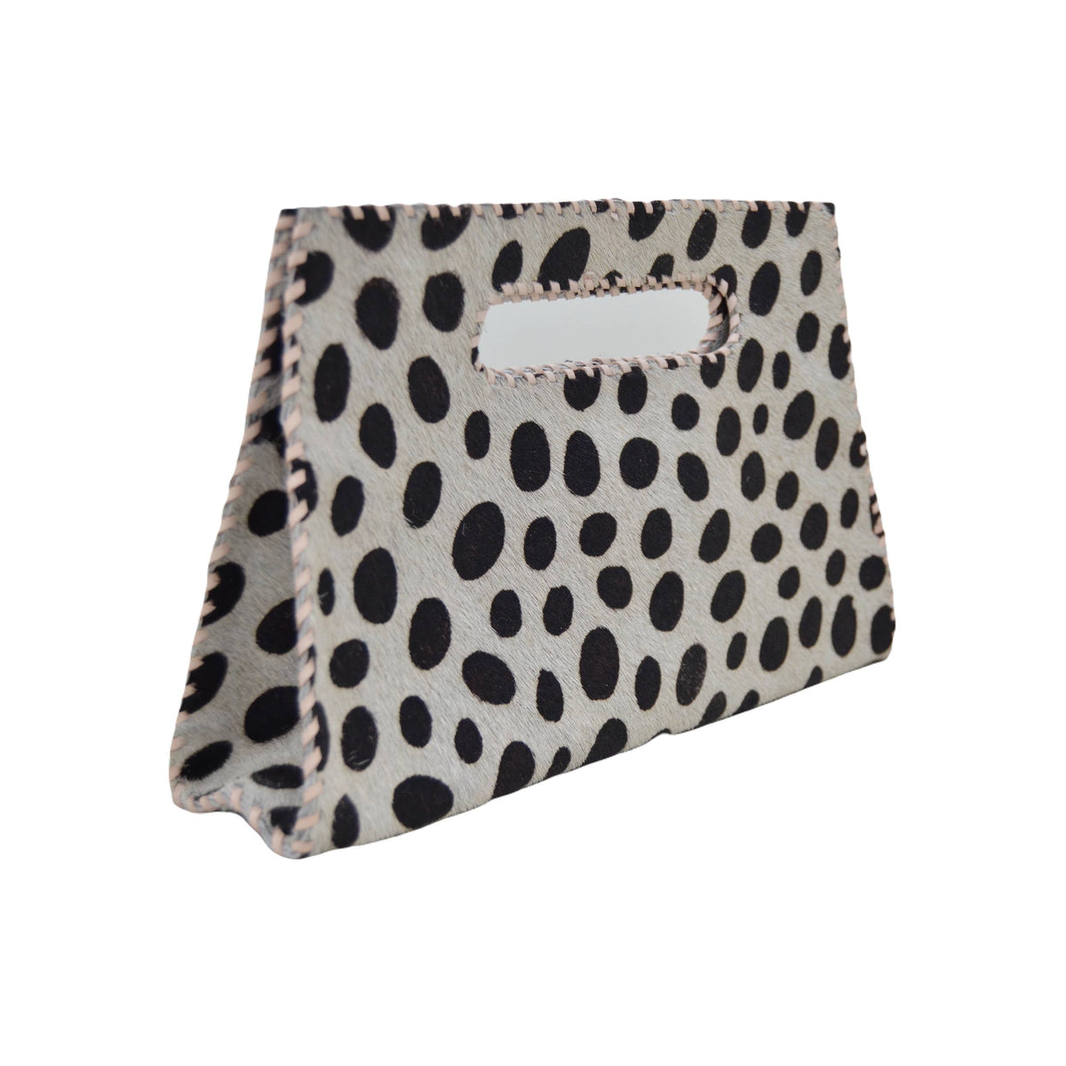 STUDIO CALEIDOSCOPE - Mia Clutch Printed Hairon Leather