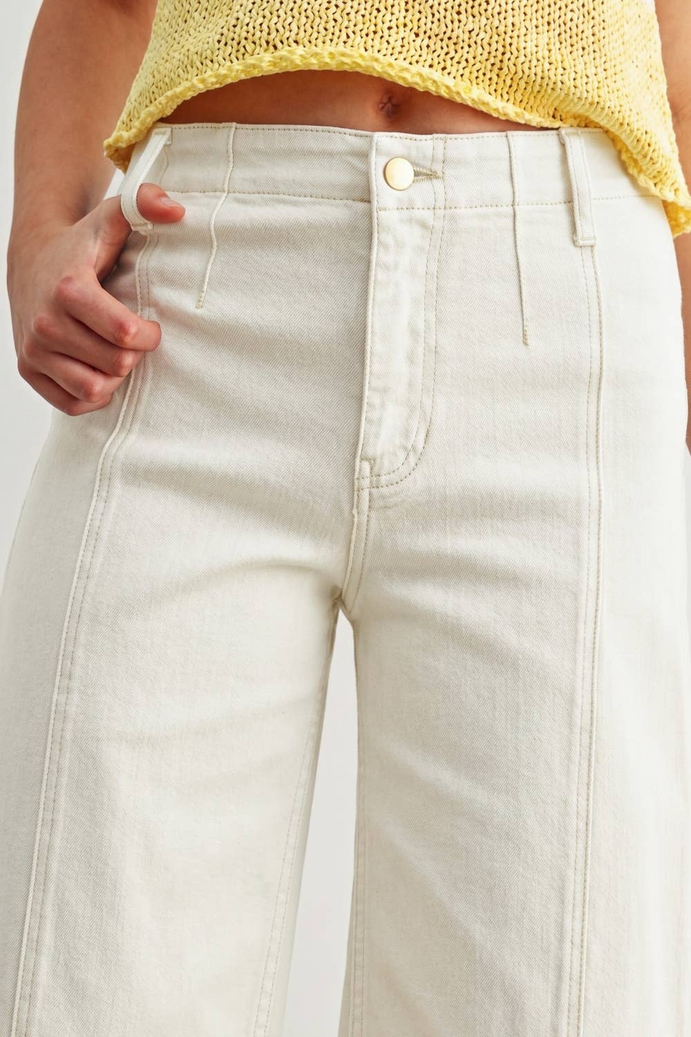 MIOU MUSE - P6982 WASHED COLOR STRETCH PANTS