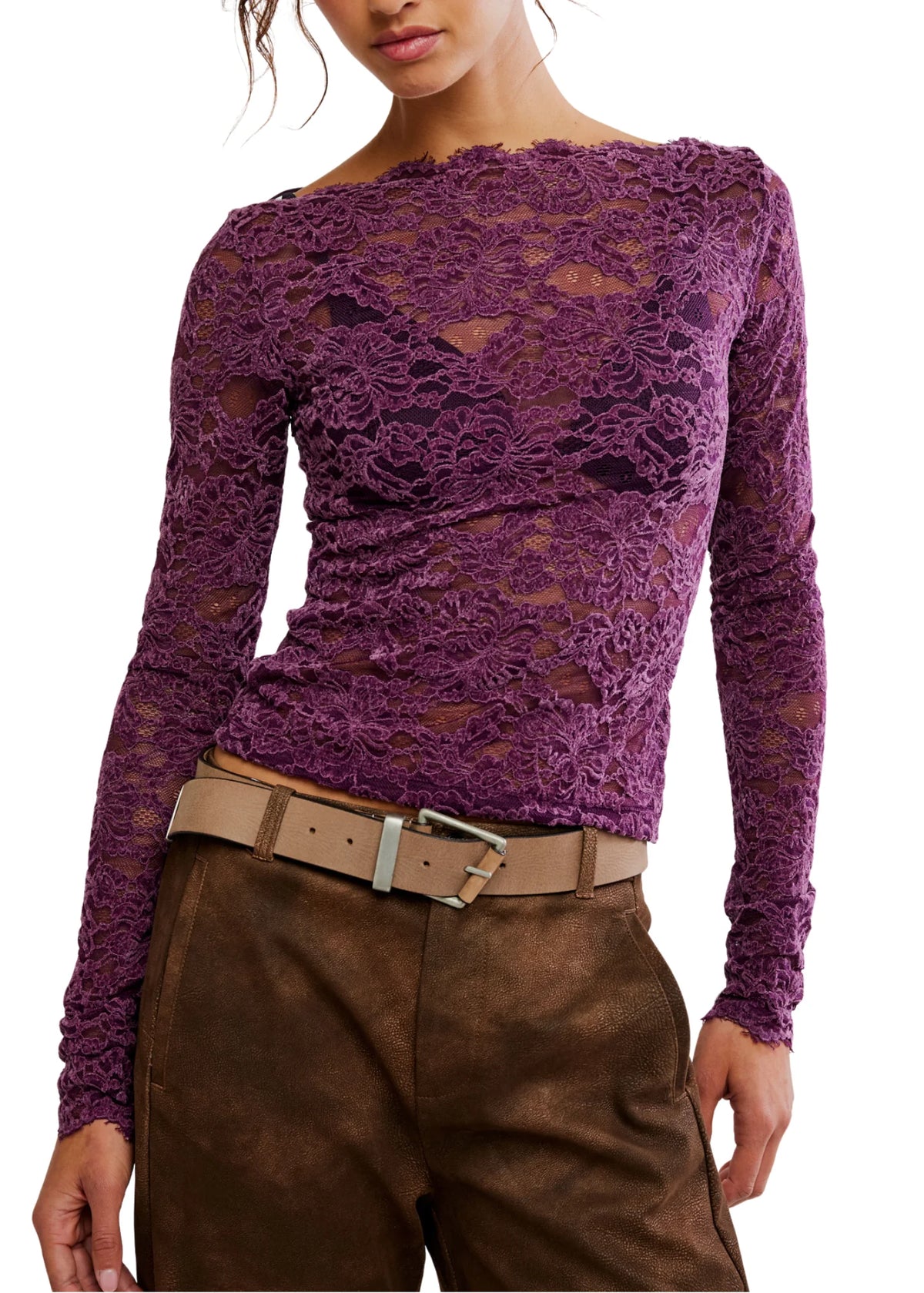 RAISING EYEBROWS LACE TOP
