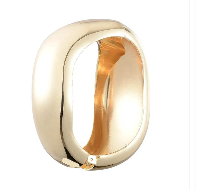 HoopLa - Editorial Hinge Bracelets 14K Gold PVD- Recycled