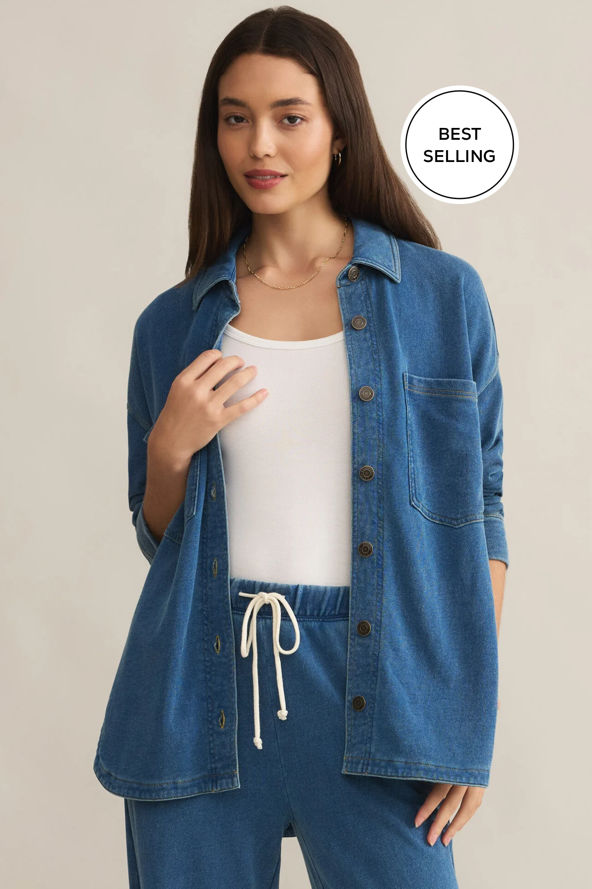 All Day Knit Denim jacket