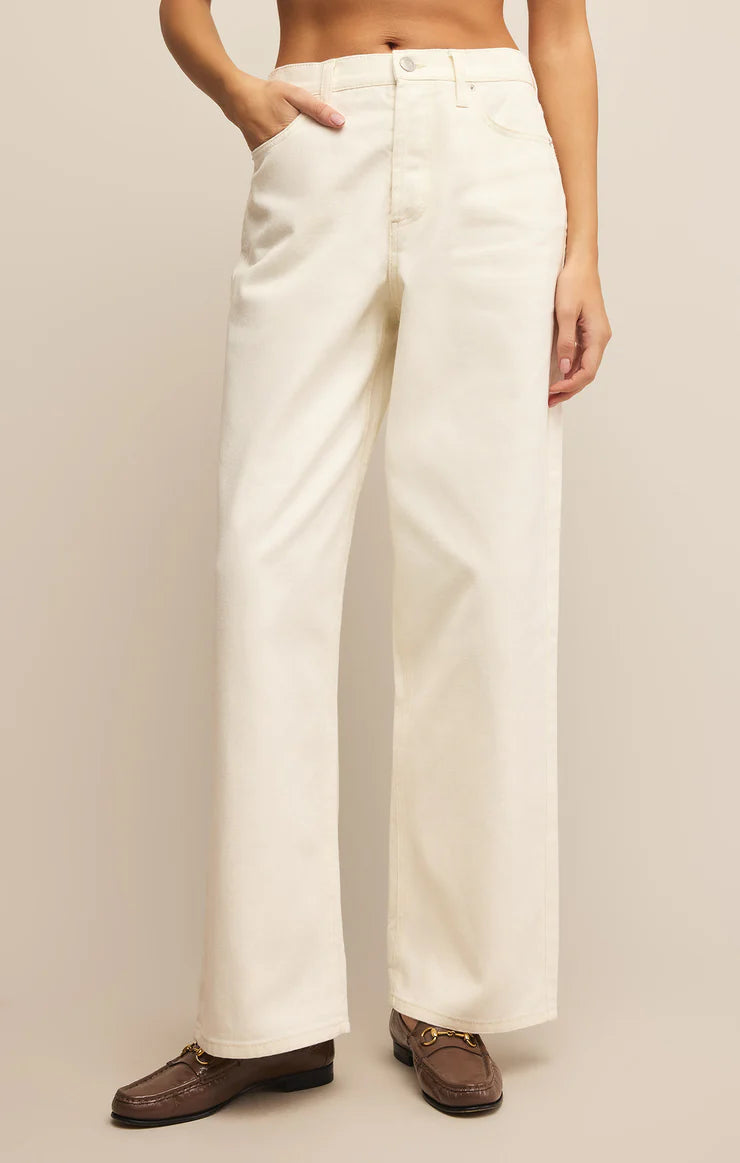 Lou Denim Pant Off White