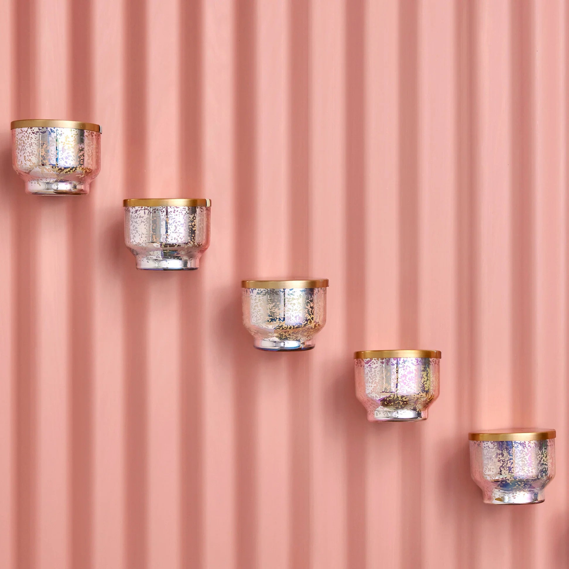 Volcano Mercury Iridescent Inverted Candle