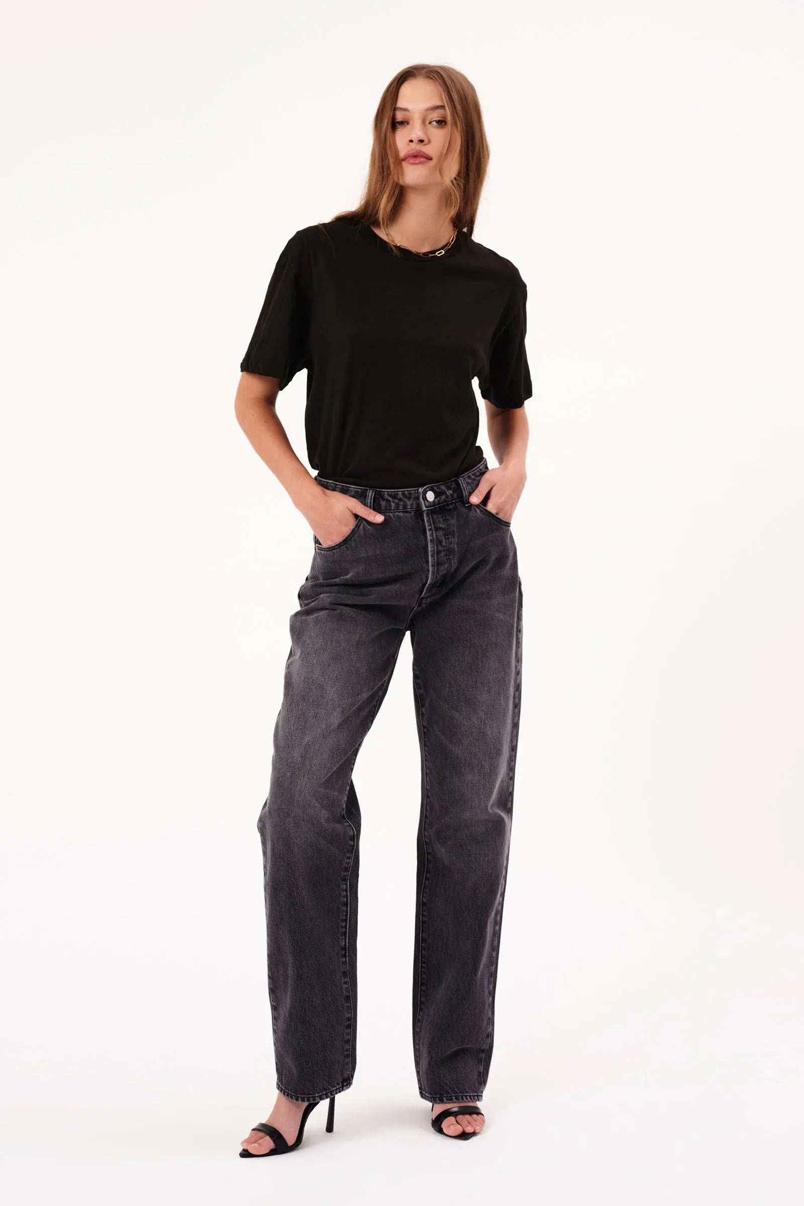 90s Relaxed - Worn Black