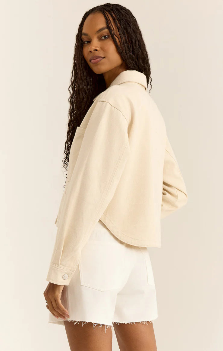 All Day cropped Denim Jacket