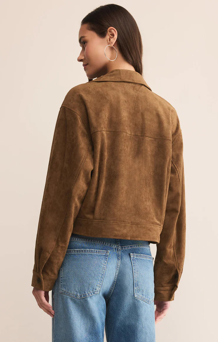 Heritage Faux Suede Jacket