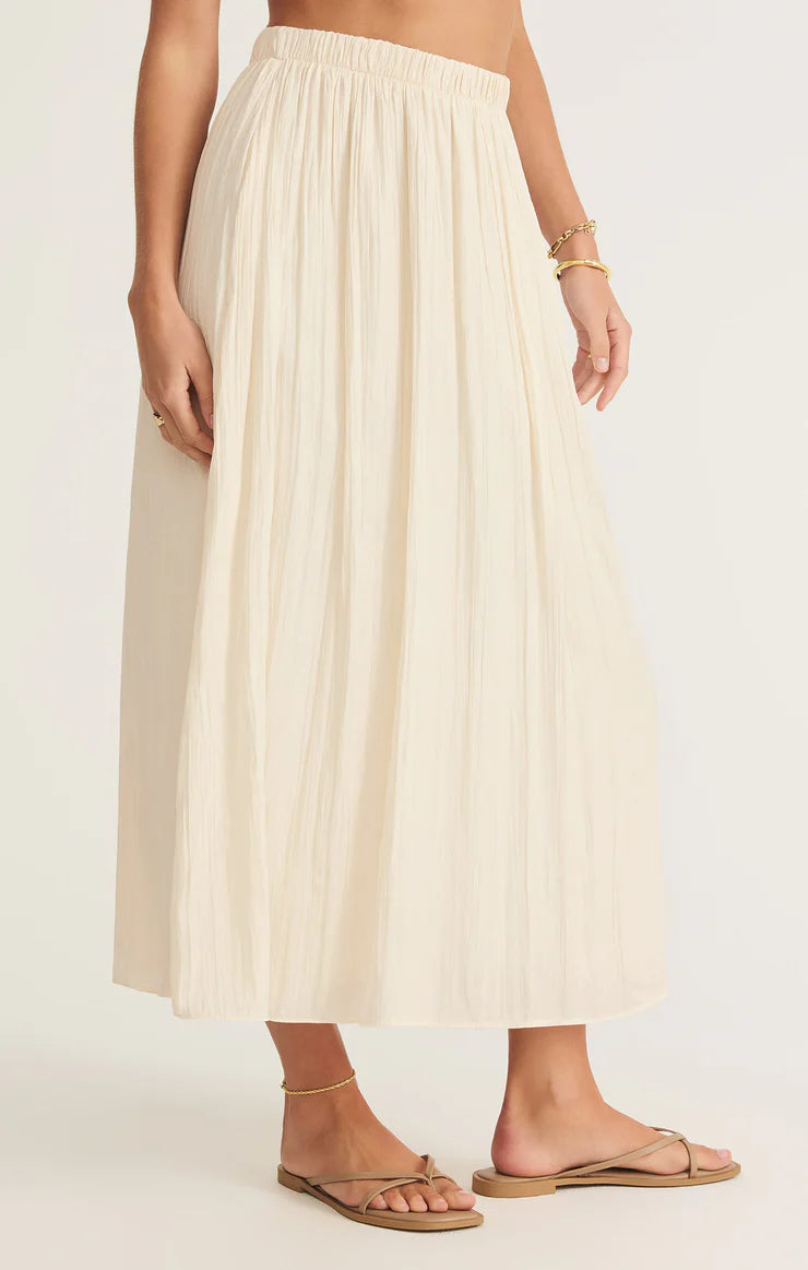 Nicoline Crinkle Midi Skirt