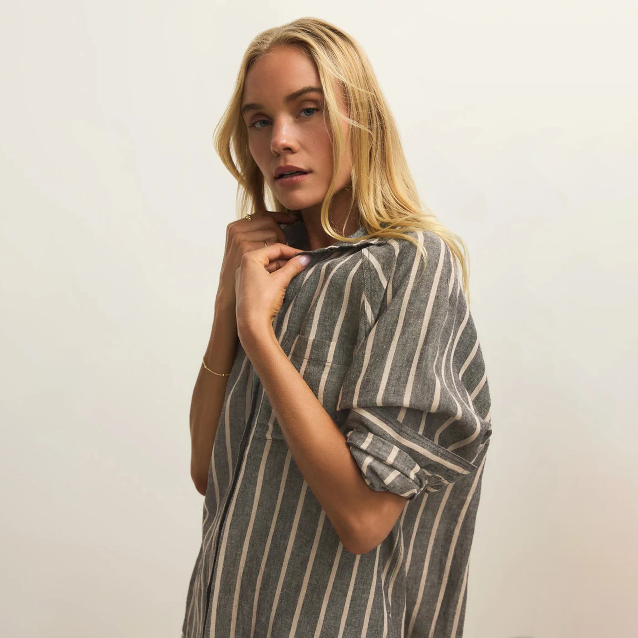 The Perfect Line Top in Black