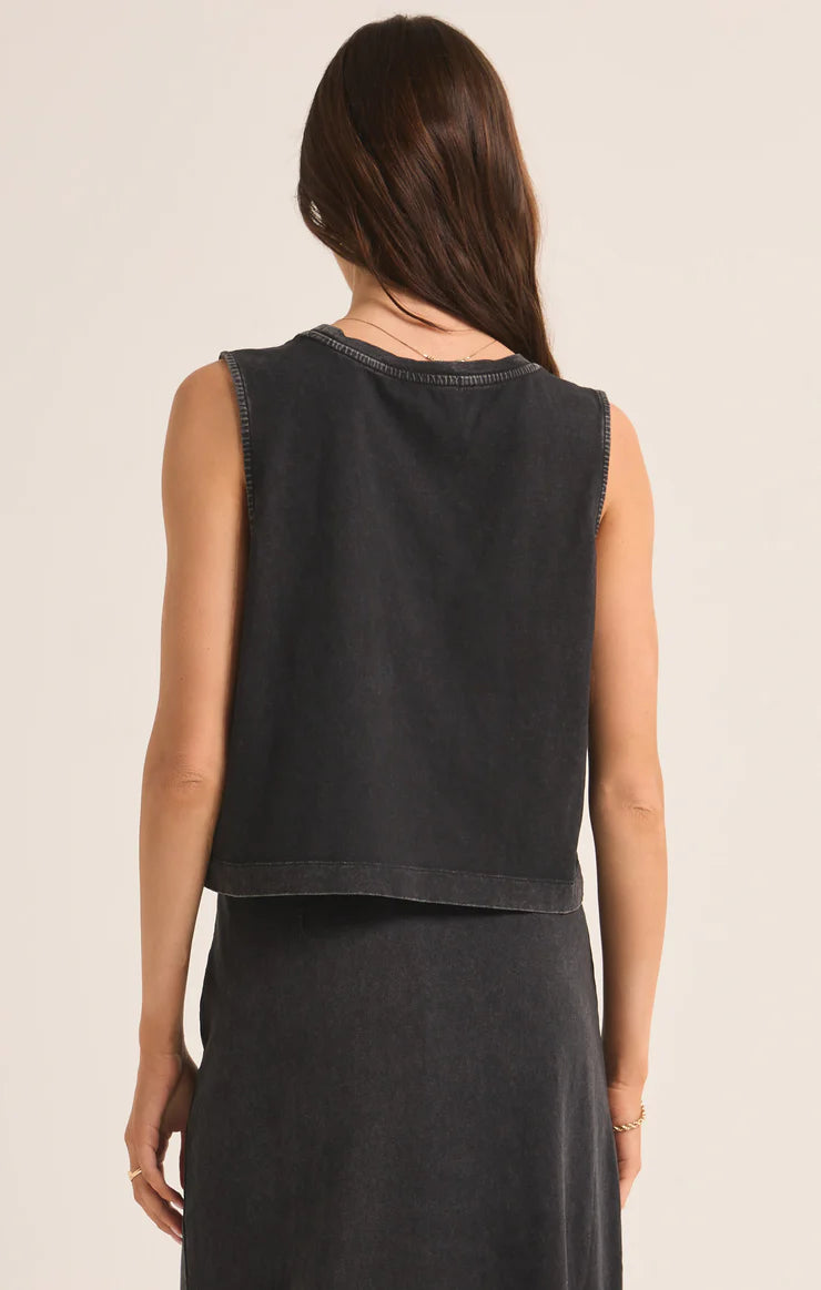 Sloane Jersey Denim Muscle