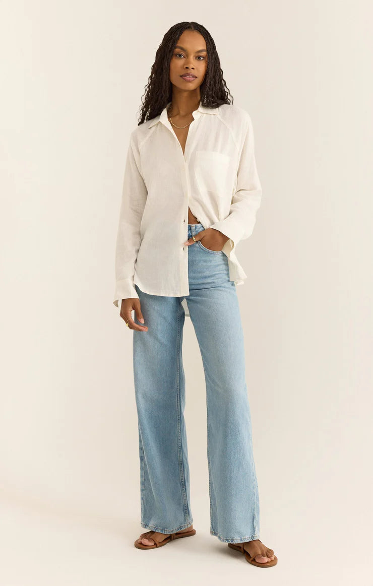 THE PERFECT LINEN TOP