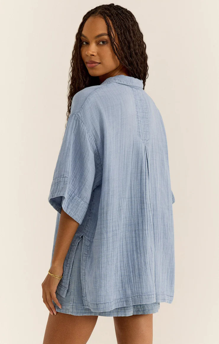 WAVE BREAKER GAUZE SHIRT