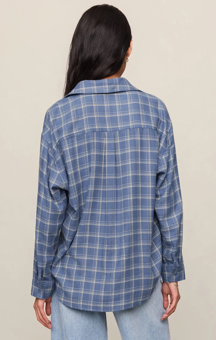 River Plaid Button up
