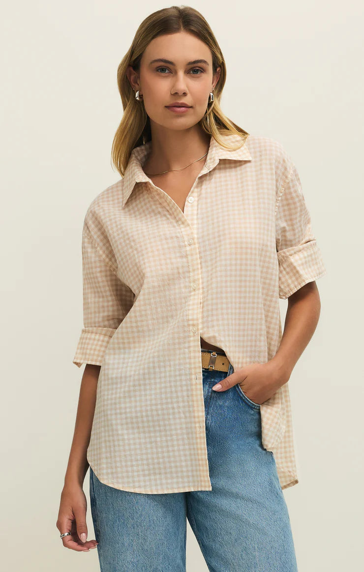 Seaport Gingham Button Up