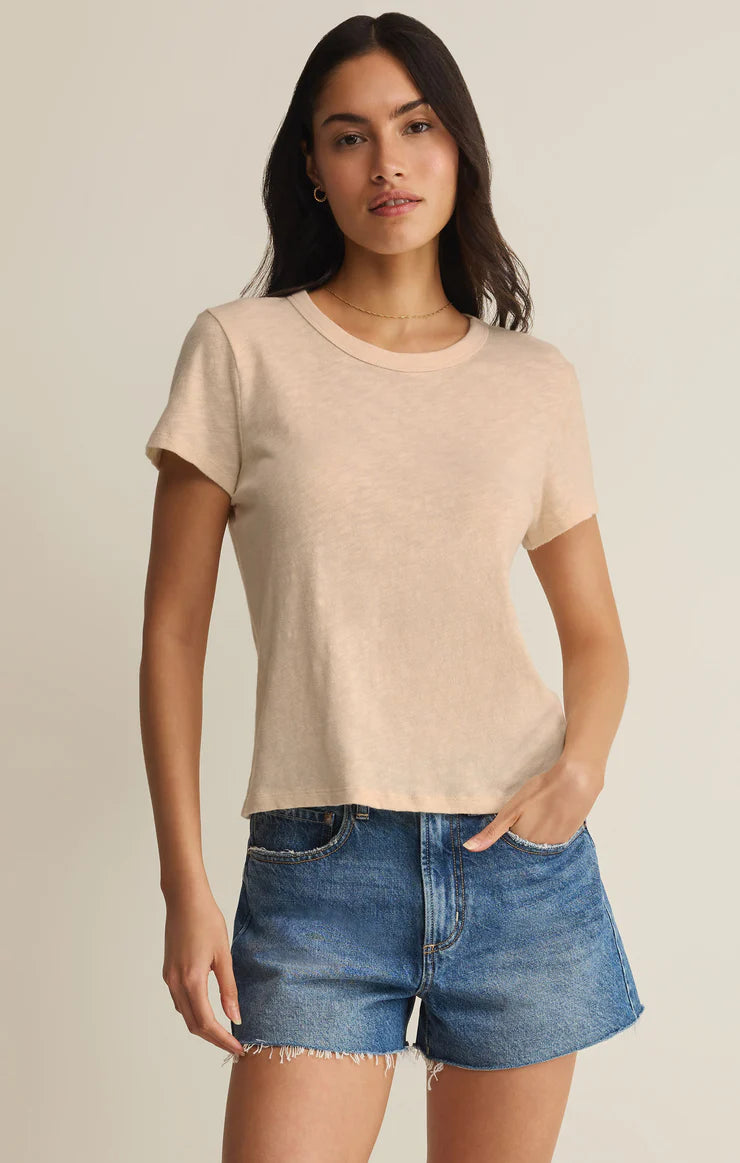 Junie Slub Tee Shirt Island Coconut
