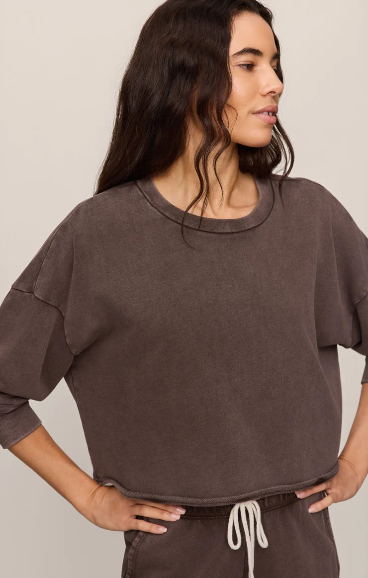 Circuit Sweatshirt Dark Chocolate