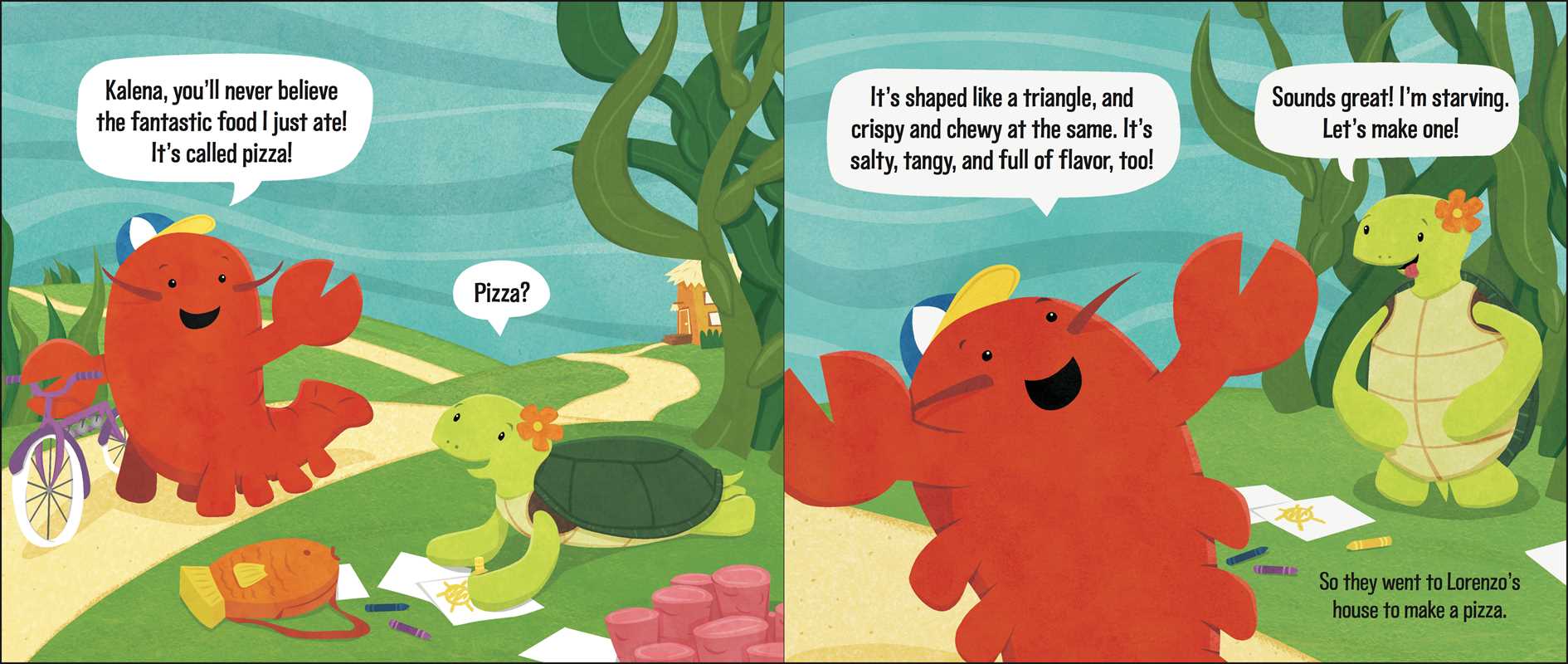 Simon & Schuster - Lorenzo, the Pizza-Loving Lobster by Claire Lordon