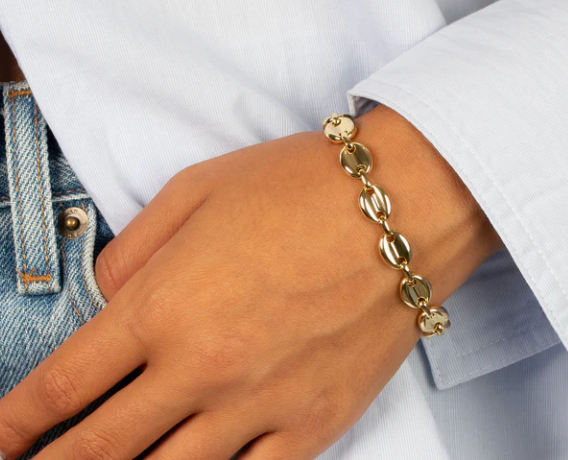 HoopLa - Puffy Mariner Bracelet Stainless Steel