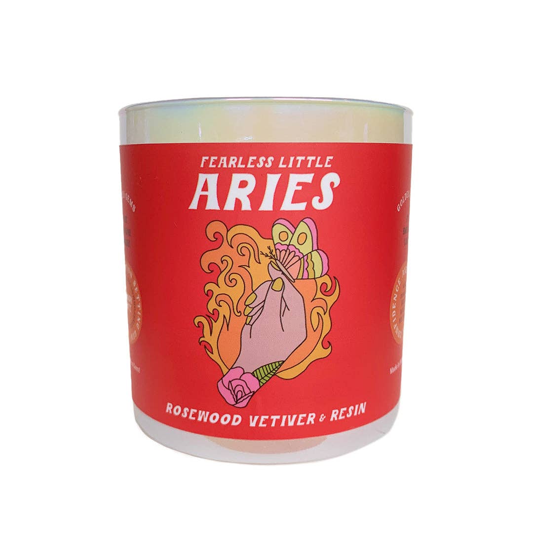Golden Gems - Fearless Little Aries - Candle