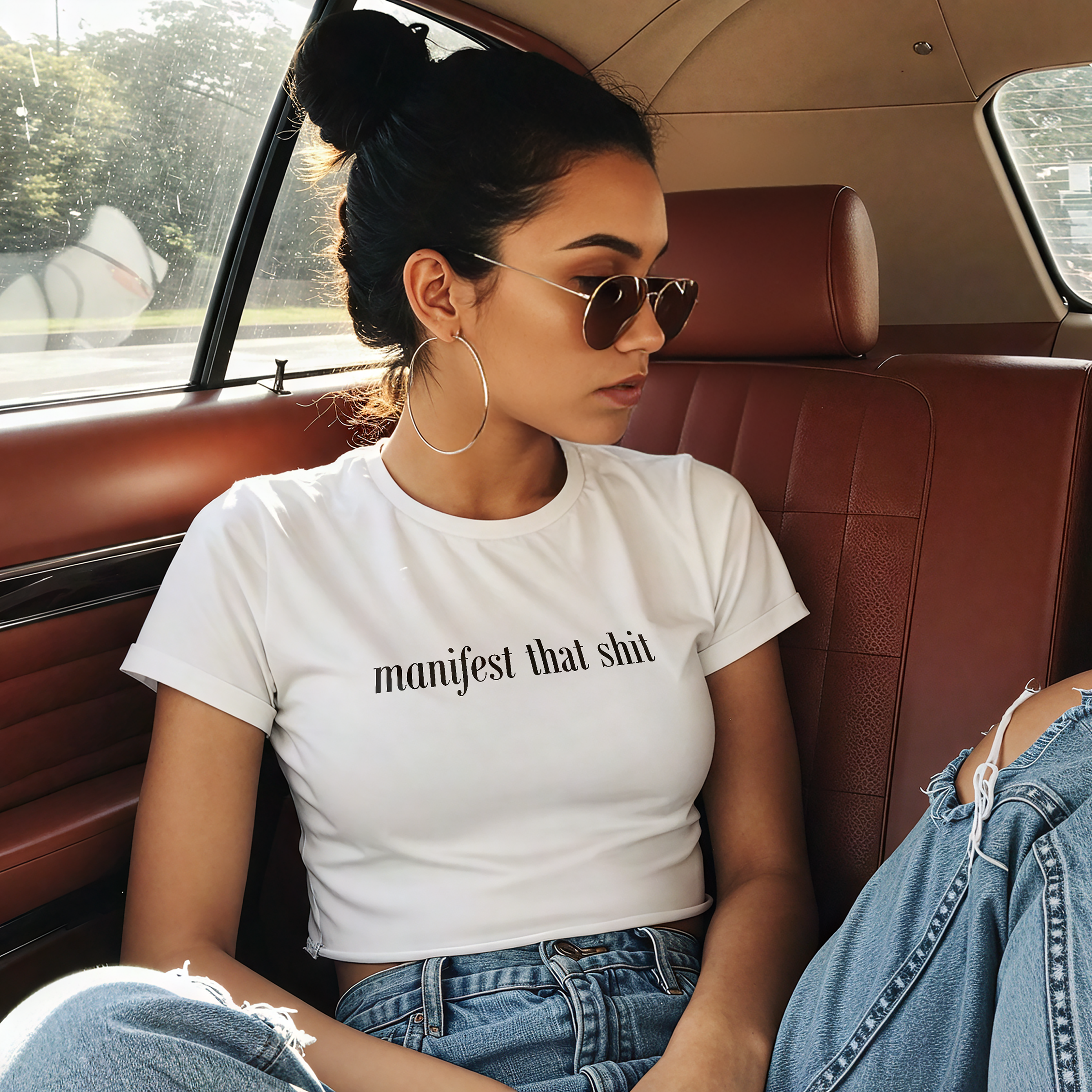 Alley & Rae - Manifest That Shit Women's Baby Tee