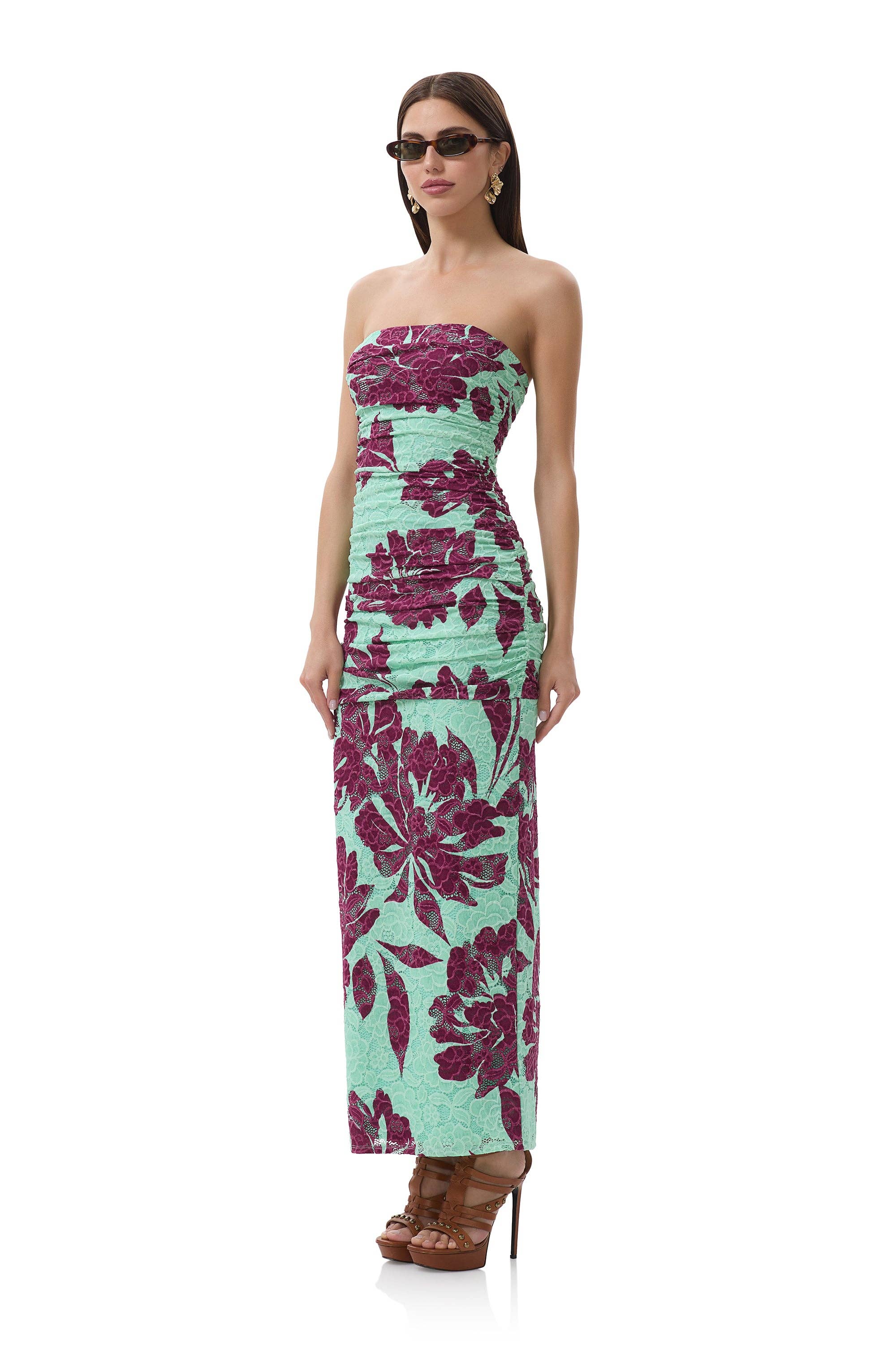 AFRM - Marlo Dress - Aqua Tropical