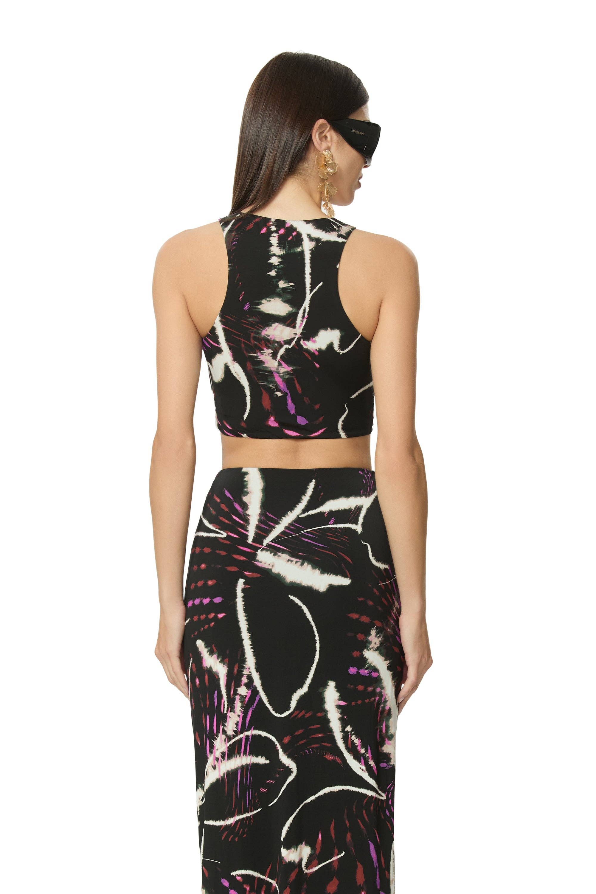 AFRM - Saoirse Top - Night Daisy