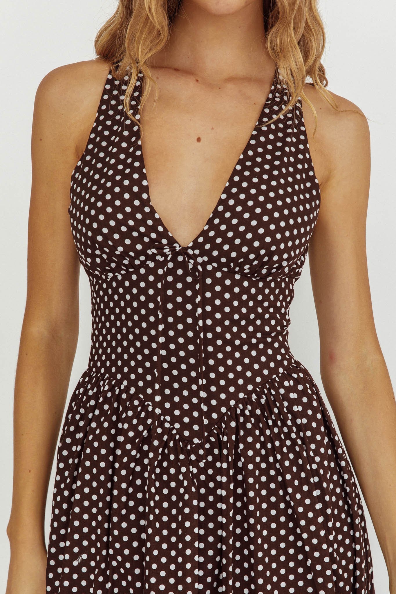 Polka Breeze Maxi Dress