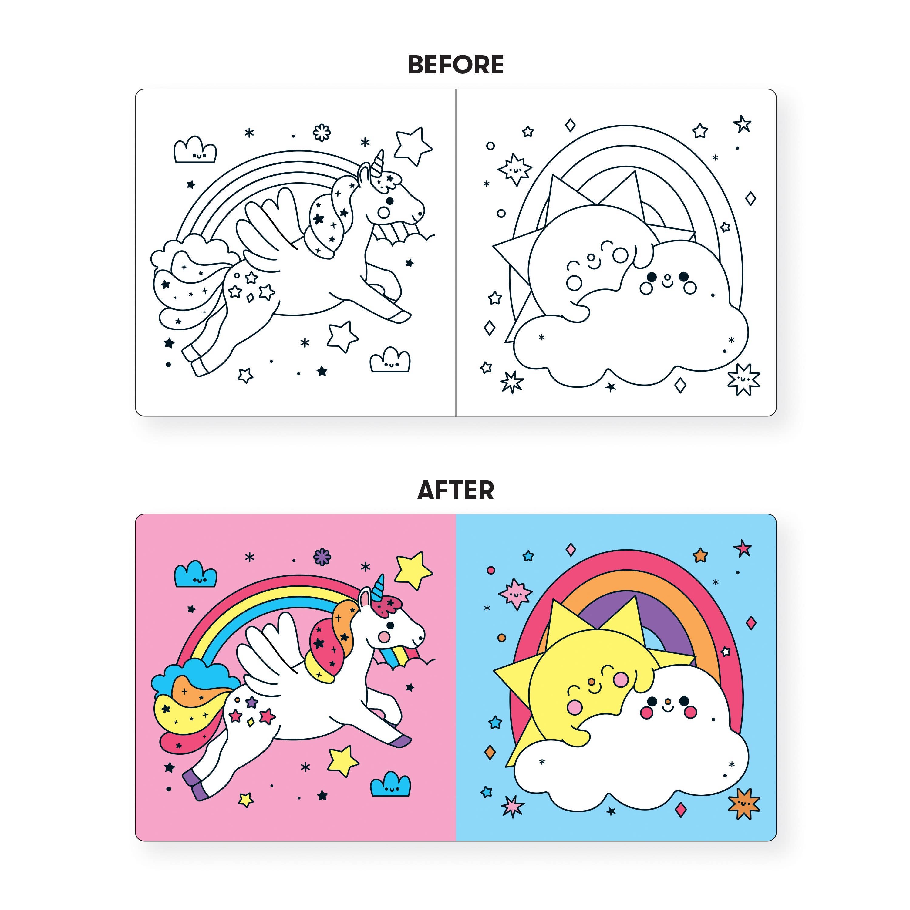 Chronicle Books - Unicorn Dreams Color Magic Bath Book