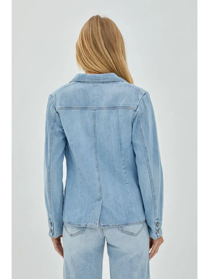 Light Wash Denim Blazer