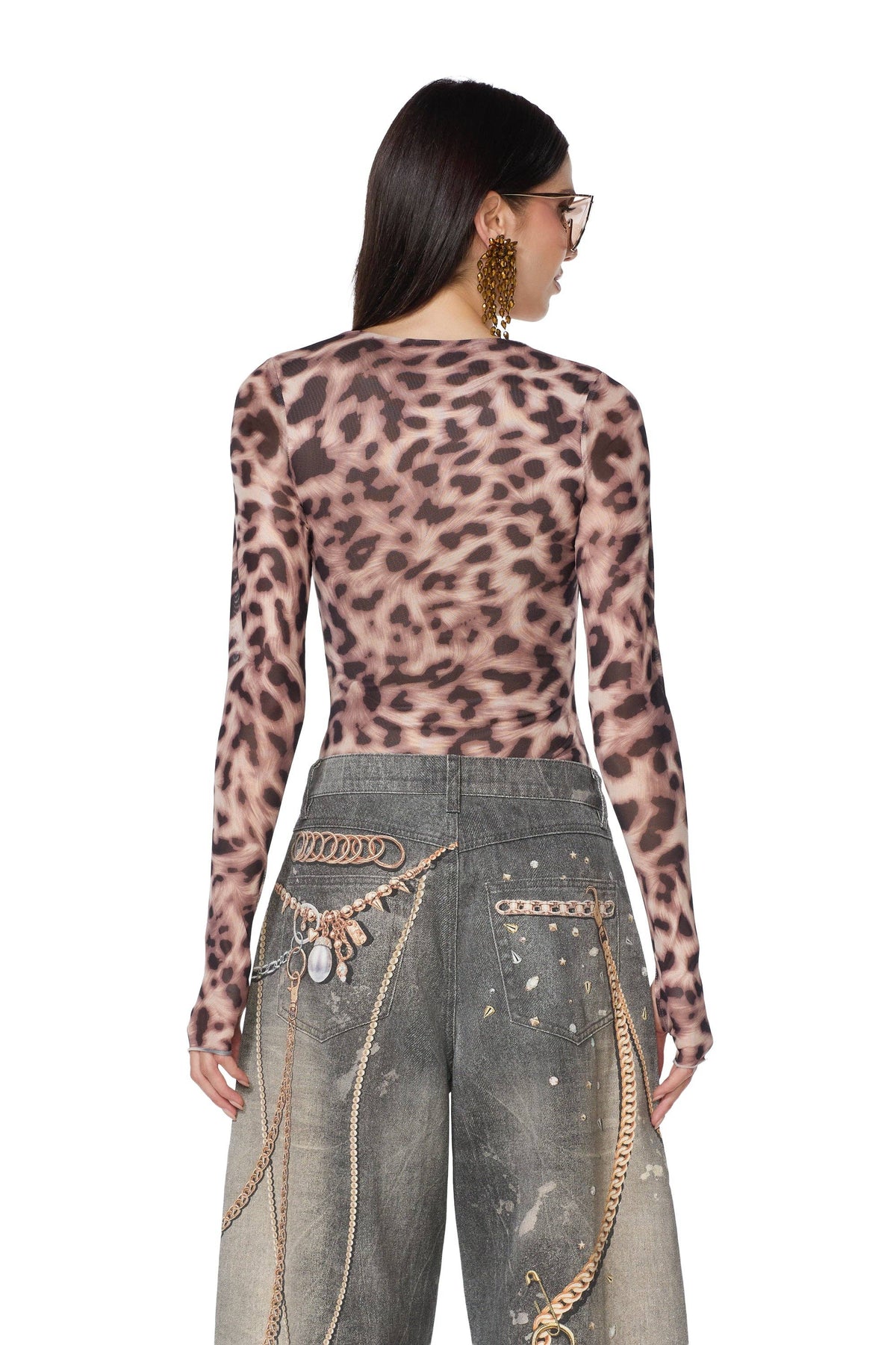 AFRM - Ines Top - Warmth Leopard