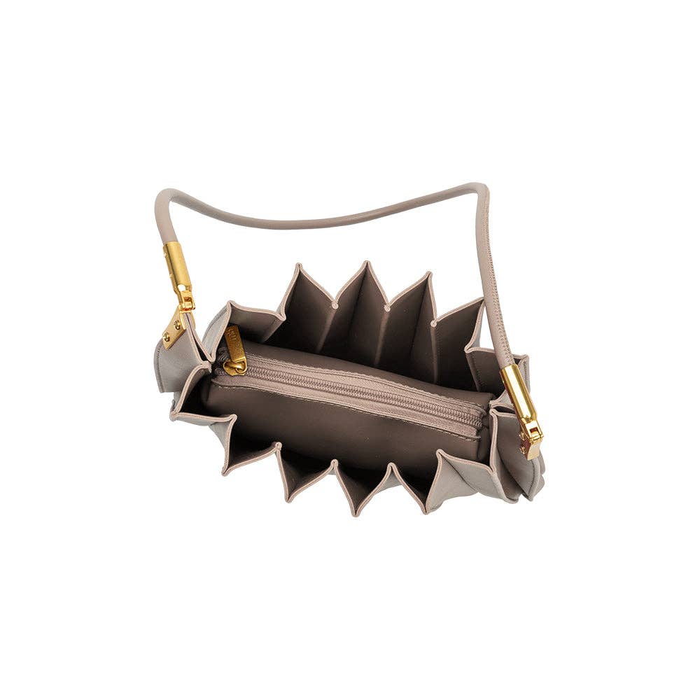 Melie Bianco - Carrie Pleated Vegan Shoulder Bag