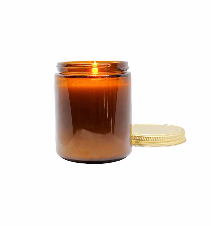 Poppy Rose Candle Co. - Hello Pumpkin! - 8oz coconut wax Fall candle