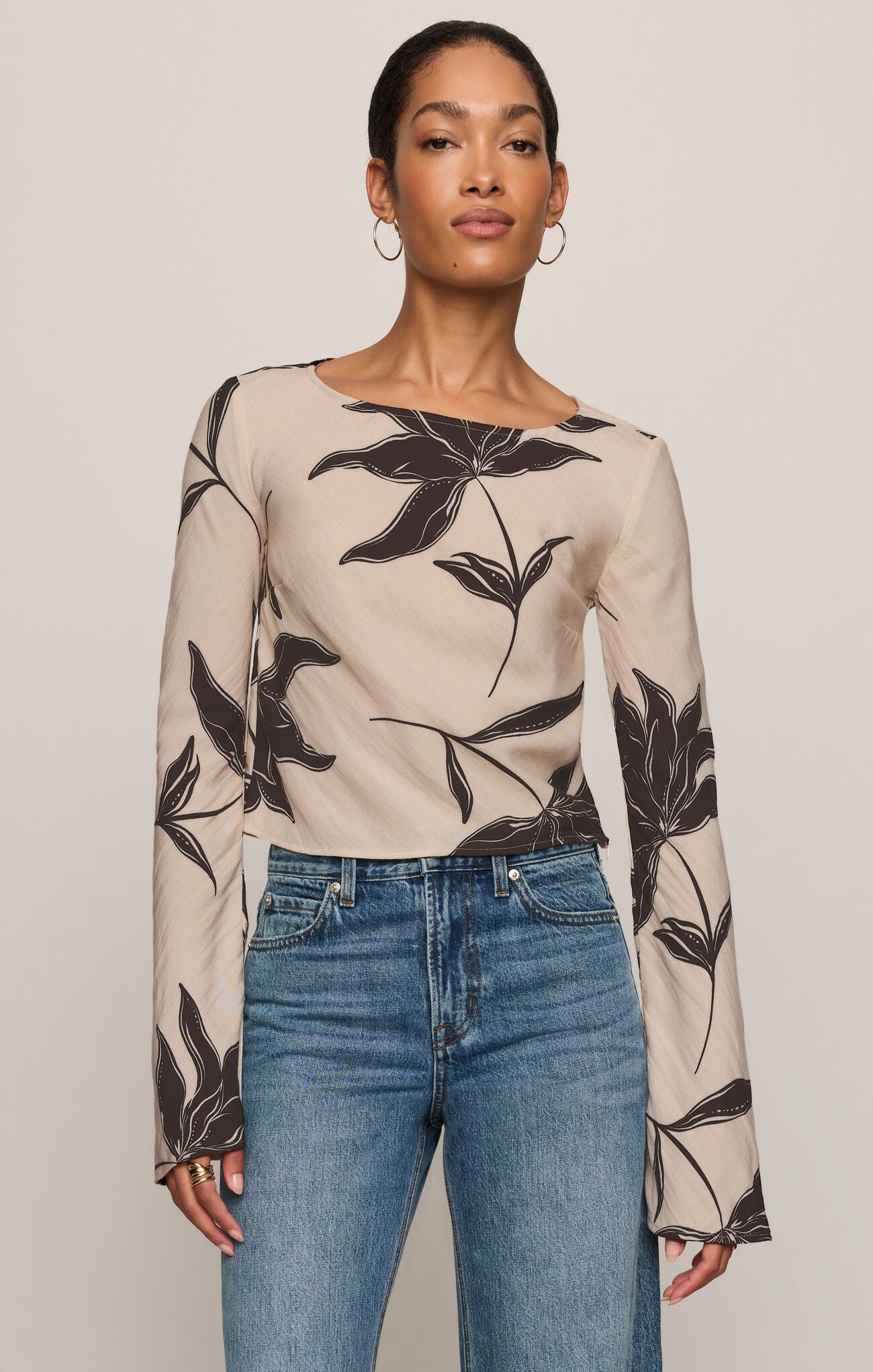 Nia Clem Floral Top