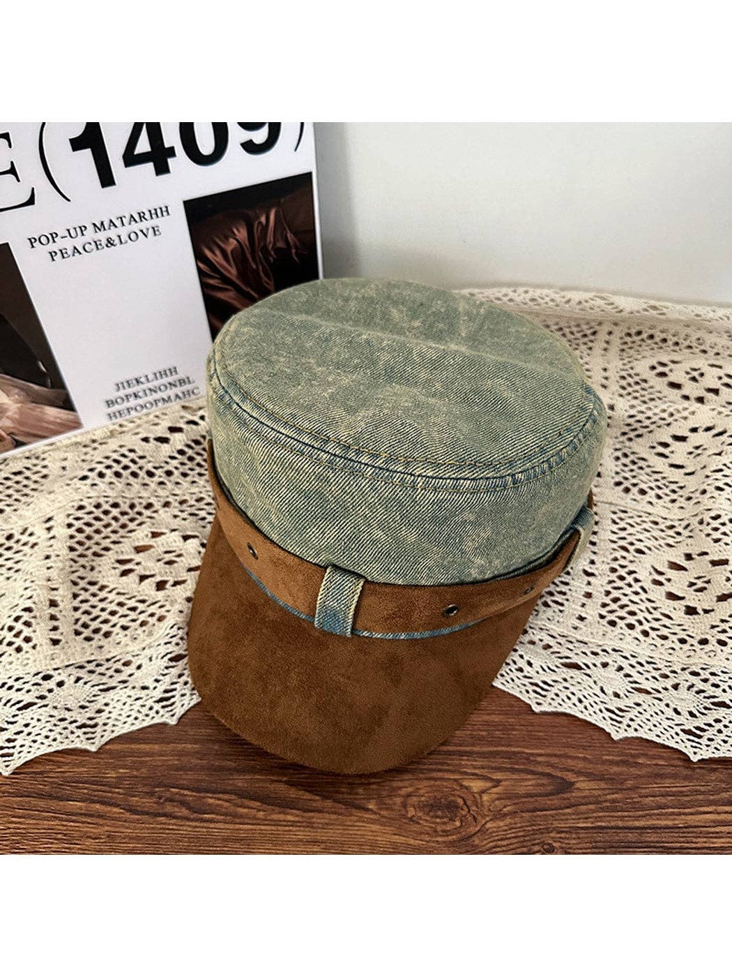 Funkyrel® Atzbranding Limited - Haila - Vintage Distressed Flat Top Baseball Cap